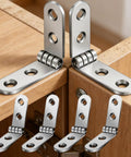 Heavy Duty Iron Folding Door Hinges 6 Pack With Rust Resistant Finish For Furniture And Decor Easy Install Rugged And Durable Tough As Nails Door Hardware Built To Last For Cabinets And Wardrobe Use