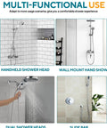 Extra Long 157 Inch Stainless Steel Shower Hose With Brass Connectors Flexible Handheld Hose For High Pressure Showers G One Half Inch Inlet Leak Proof Washers Universal Fit