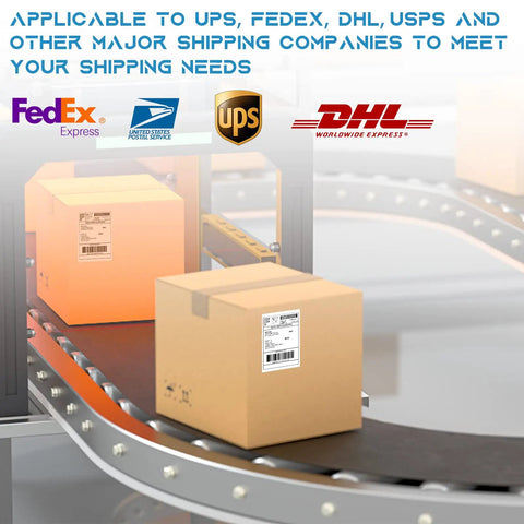 Direct Thermal Shipping Labels Four By Six Inches Two Hundred Fifty Count Perforated Sheets Smudge Proof Coating Straight Shooting Adhesion Run Amazon Shopify And Ups Shipments Flawless While You Handle Business All Day Long