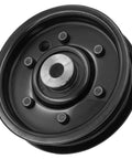 Durable Replacement Drive Pulley For Simplicity Mowers fits 1690272 3008 5008 5010, black sturdy design with bearing.