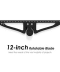 Heavy Duty Stair Tread Template Tool With Rock Solid Clamping Gauge For Dead On Radius Cuts No Sweat Precision Layout Ruler 12-inch rotatable blade
