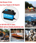Pack Of 2 Beefy 35Kg High Torque RC Servo With 7.4V Digital Motor And Stainless Steel Gears Waterproof for heavy-duty RC vehicles