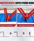Durable Hand Seamer And Standing Seam Roofing Tool For Metal Roofs And Sheds 1.5 Inch Vertical Tool showing 90-180° bends.