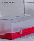 No Nonsense Emergency Stop Button Lockout Cover for Industrial Safety Transparent Rectangular Guard XL Size Display