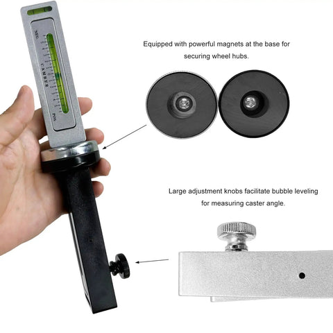 Pro Grade Adjustable Magnetic Camber Caster Alignment Tool Keep Your Rig Dead Straight On The Road With This Heavy Duty High Precision Wheel Gauge For Quick Suspension Fixes