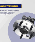 512207 Rear Right Wheel Bearing And Hub Assembly Direct Fit For Lexus ES300 ES330 ES350 Avalon Camry Highlander Solara With 5 Lug Bolts And 4 Wheel ABS Now showing hub close-up with 5 lug bolts.