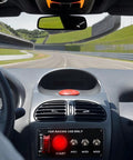 12V Racing Car Ignition Switch Panel 5 In 1 with Engine Start Button and LED Toggle Switches on car dashboard