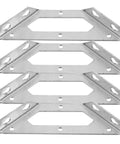 Sturdy Aging Resistant Stainless Steel Corner Braces 4 Pack For Wood Furniture Shelves And Frames Perfect For DIY Projects
