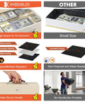Comparison of Kyodoled beefy fireproof safe box with key lock for valuables and documents, large beige size, to non-fireproof options.