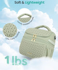 Straight Up Game Changer Super Chic 12l Insulated Breastmilk Cooler Bag With Double Deck Layout Detachable Dividers Plus Totally Leakproof Bottom Zone For Hassle Free Pumping Storage, showcasing soft quilted material and padded handle.