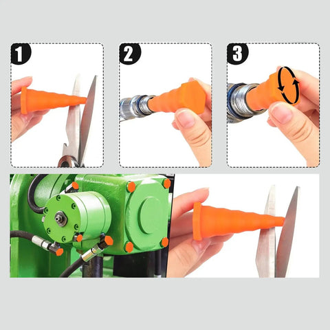 High Performance Leakproof Plugs With Secure 12X18mm Fit For Heavy Machinery Repair And Industrial Maintenance Systems Using Oil Safe Silicone To Block Pressure And Stop Dirt Ingress Like A Boss, orange plug on hydraulic fitting