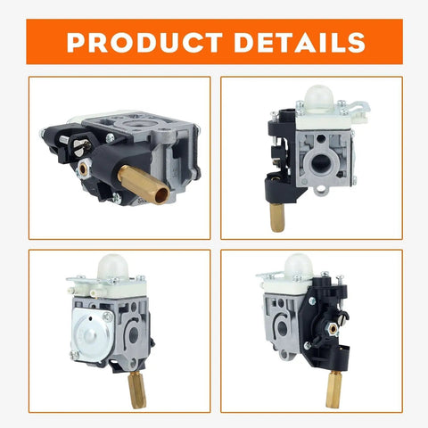 Carburetor For Echo SRM 210 Weedeater Replacement RB K75 A021000742 A021000740 A021000741 Direct Fit showing various views