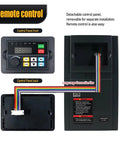 Heavy Duty 9 Kilowatt Iso30 Atc Spindle control panel front and back with detachable design for CNC routers.