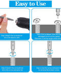 Four-step guide to using Five Piece Screw Extractor Set For Damaged Stripped Screws Removal Tools Kit With Easy Drill Bit Helpers