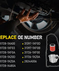 All In One CVT Transmission Filter And Oil Pan Gasket Kit For Nissan, mechanic hand replacing CVT parts