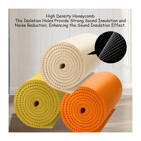 Next Level Self Adhesive Soundproofing Foam Panels For Walls 2 Cm Thick Flame Retardant Noise Absorption stacked rolls.