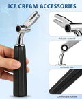 Universal Ice Cream Maker Lever Replacement Durable Built Tough Plastic And Metal Handle Easy Install Adjustable Size