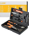 22 Piece Must Have Home Repair Tool Kit With Portable Toolbox For DIY, Home, Garage And Dorm Use, Includes Pliers, Utility Knife