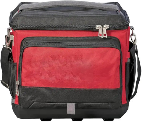 Front view of Packout Jobsite Cooler Red Built Tough For All Day Ice Retention On The Go Heavy Duty Portable Ice Chest