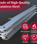 Stainless steel CC-4 Bike Chain Wear Gauge And Checker Tool with durability icons