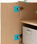 Cabinet with Door Jamb Hinge Jig The Easy Hinge Mate Adjustable Door Installation Tool For Fast Hands Free Hinge And Cabinet Installations.