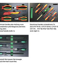 348 piece tool set with pliers, screwdrivers, files for 13 Drawer Rolling Tool Cabinet With Wood Workbench And Pegboard Heavy Duty Steel Tool Storage With Lock And Key Includes 348 Piece Pro Grade Tool Set Ideal For Home Garage Or Workshop Organization