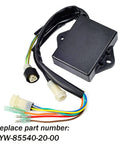 CDI Box Replacement For Yamaha Moto 4 YFM350ER 1987 1988 Ignition Control Module 1YW-85540-20-00 with wiring visible