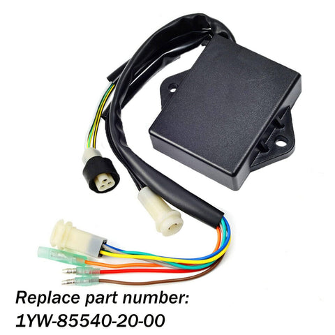 CDI Box Replacement For Yamaha Moto 4 YFM350ER 1987 1988 Ignition Control Module 1YW-85540-20-00 with wiring visible