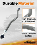 Adjustable Front Track Bar 0-6 Inch Lift for Jeep Wrangler JK JKU, Keeps Your Front Axle Centered After Lifts, steel bar
