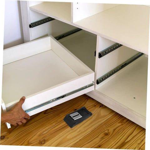 Rubber Toggle Latches For Storage Boxes And Cabinets, Noise Reducing Draw Catch for installation on cabinet drawers, 2 pack