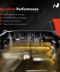 All In One Transmission Oil Pan With Filter And Drain Plug For Ram 1500 showing oil flow and performance benefits