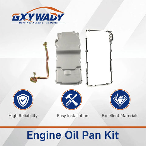 Engine Oil Pan Kit 302 2 Low Profile Replacement For LS Engines Fits Camaro Firebird Nova Ventura G Body A Body F Body