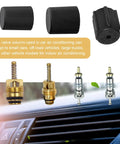 R12 Air Conditioning Valve Core Service Port Cap Kit For Car And Home AC Repair, Leak Fix Tools Set With Cores, Caps, And Pro Grade Refrigeration Repair Gear