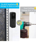 No Drill Doorbell Mount For Video Doorbell 2nd Gen Easy Install Compatible With All New Doorbell Camera Backplate