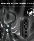 Exhaust Hanger Removal Tool Kit with 2 Four Hole Hangers and Universal Exhaust Hanger Pliers for Quick Muffler Removal, rubber material