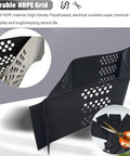 Heavy Duty Gravel Stabilizer Geogrid with Drainage Holes, polyethylene material, shown in a close-up with perforated design