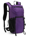 Purple 25L Outdoor Hiking Backpack For Men With Breathable Mesh Back And Lightweight Design Tear Nylon Daypack With Anti Theft Zipper