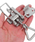 Heavy Duty Stainless Steel Toggle Clamp Latch With Lock Hole And Quick Release For Boxes Luggage Industrial Equipment Cabinets And Tool Cases Workhorse Durable Secure Latching