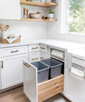 Light kitchen with Six Pack Knurled Cabinet Pulls Antique Brass Drawer Handles 5.04 Inch Center To Center on white cabinets