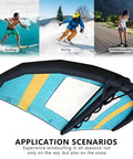 Inflatable Windsurfing Sail Wind Wing 4m2 5m2 6m2 Beefy Durable Lightweight Foil Kite Surfing Wing for Hydrofoil and Windsurfing