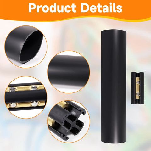 Underground Wire Splice Kit With Connectors And Heat Shrink Tubes For Direct Buried UF Cable 14/3 to 8/3 Up to 600V 2 Pack