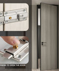 Hella Durable 304 Stainless Steel Hasp Gate Lock With Slide Latch Handle For Shed Barn Door Window Security Rust Free heavy duty latch for door security.