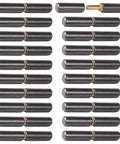 20 Pack Weld On Barrel Hinges 3 Inch For Swing Doors And Gates Heavy Duty Weldable Bullet Door Hinges In Carbon Steel