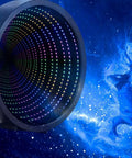 Infinity Mirrors Tunnel Lights LED Night Light 3D Wall Lamp Desk Decor with glowing illusion mirror effect for ambient decor
