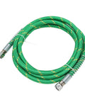 Middle Pressure Silicone Steam Hose Nine Point Eight Feet Green Flexible Steam Tube For Ironing High Strength And Heat Resistant Durable Silicone Rubber Construction Great For Home And Workshop Use Long Lasting Steam Performance coiled on white background