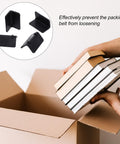 Heavy Duty Black Plastic Corner Protectors For Shipping Straps And Pallet Edges with books and box for transport