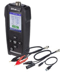 Solar Panel Tester And IV Curve Tracer With Temperature Readings For Quick Max Power And Efficiency Checks Large Sun Readable LCD Graphical IV Analysis Up To 800 Watts Per Panel with cables and connectors