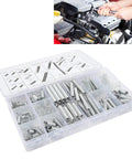 Ultimate 200 Pc Compression And Extension Springs Kit With 20 Zinc Plated Steel Assortment Sizes For Car Repair Diy And Home Fixes With Tough Storage Box To Keep Your Gear Organized And Ready To Go, zinc steel springs in organizer box
