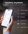 Person using smartphone app to control Outdoor WiFi Security Camera With 1080p HD Video And Night Vision, Remote App Control