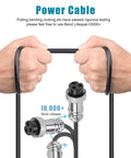 Hands bending power cable with connector for Beefy 28V 2A Fast Charger For Electric Scooters And Dirt Quads